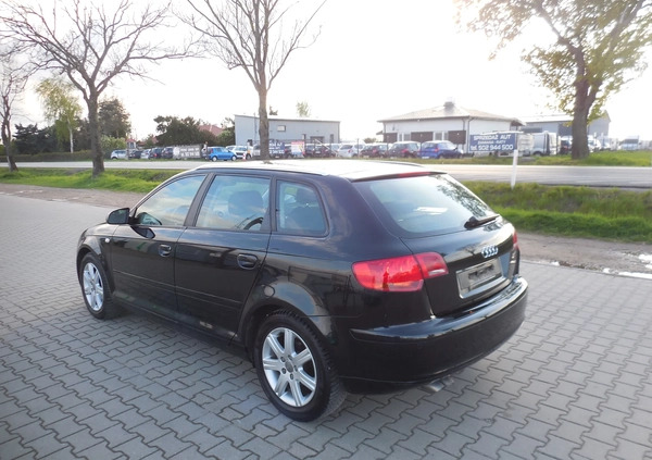 Audi A3 cena 20900 przebieg: 203000, rok produkcji 2007 z Ogrodzieniec małe 211